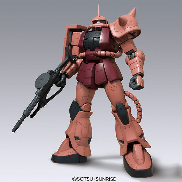 MS-06S Char Aznable's Zaku II Commander Type, Kidou Senshi Gundam, Bandai, Model Kit, 1/48